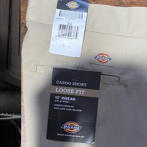 Dickies Men's Khaki Cargo Shorts. Size 34 waist. Brand new and never worn. $20
